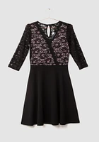 Women's Lace Top Dress