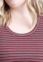 Women's Striped Rib Knit Tank