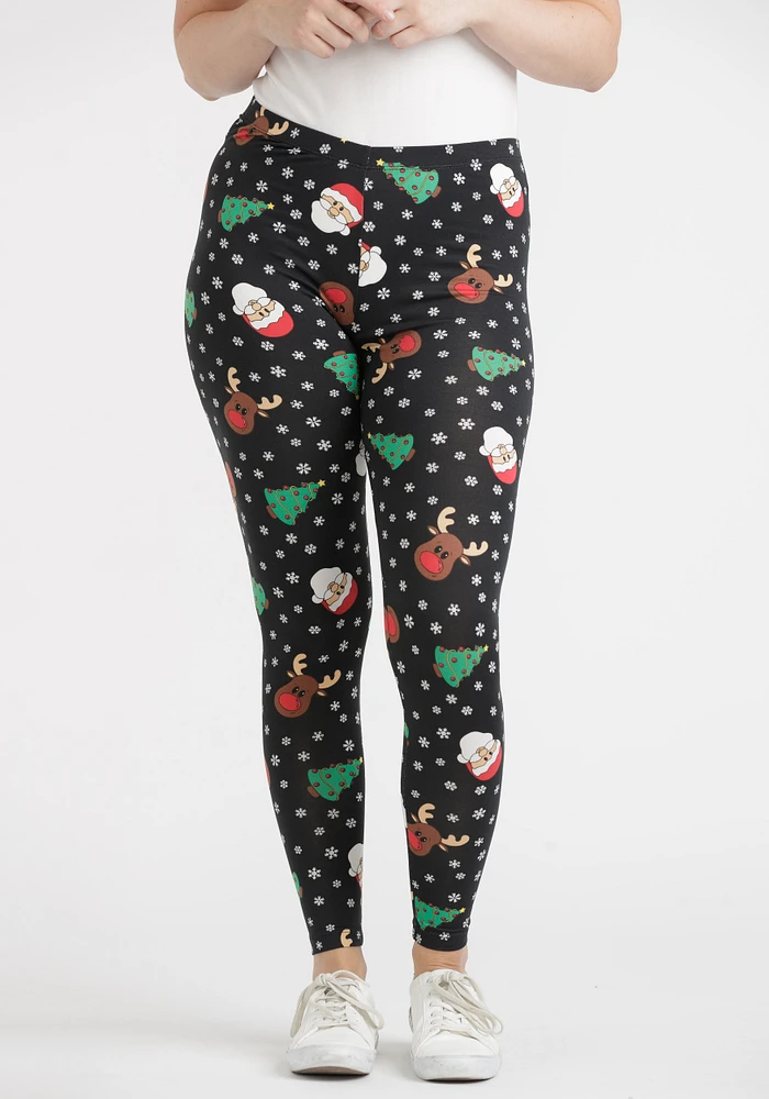 Women's Santa Reindeer Legging