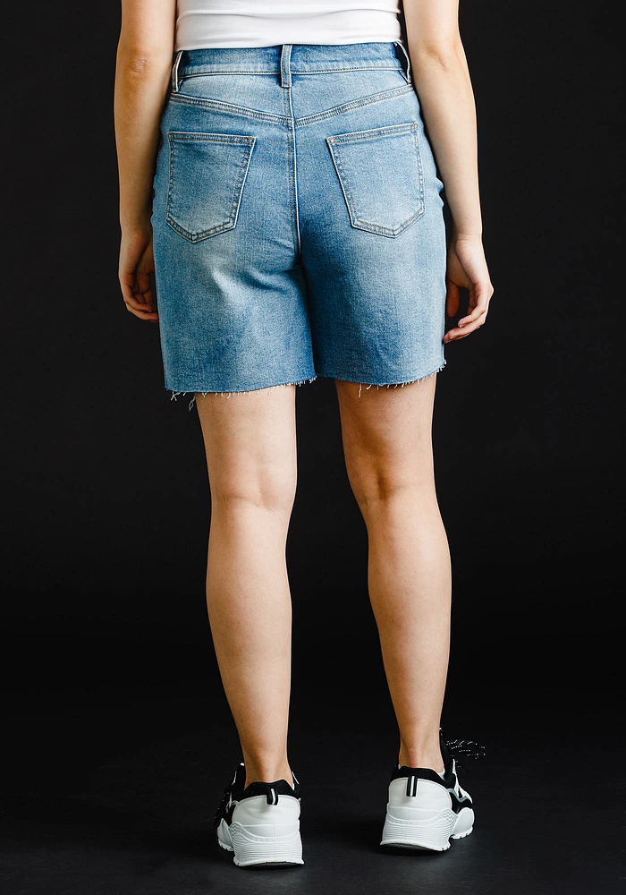 Women's 90's High Rise Straight Bermuda Short