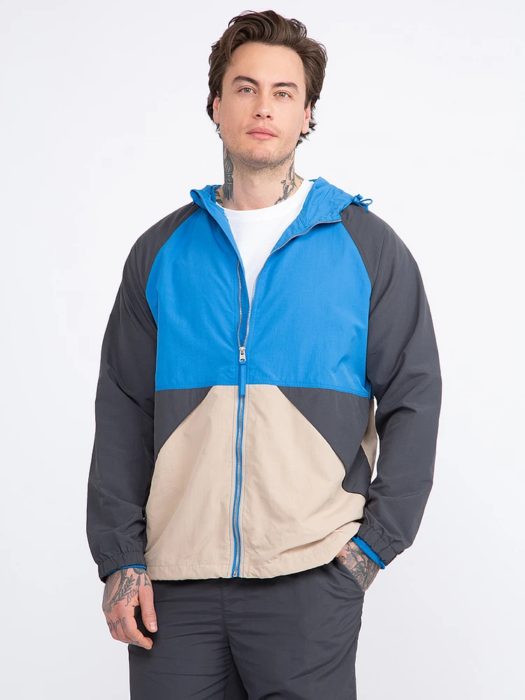 Men's Coloublock Windbreaker