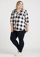 Women's Buffalo Plaid Tunic Shirt