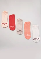 Women's SUGAR Blush Pink No Show Socks