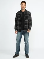 Men's Plaid Flannel Shacket