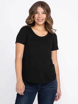 Women's Drapey Scoop Neck Tee