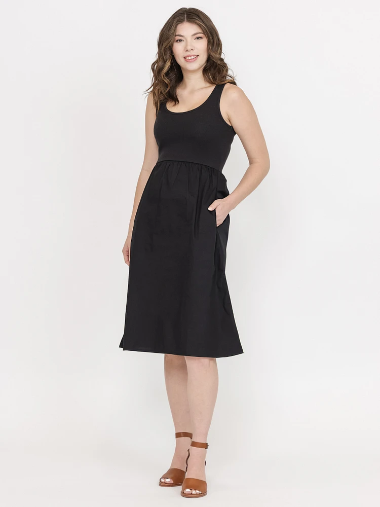 Women's Combination Midi Dress