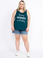 Women's Raising Husbands Racerback Tank