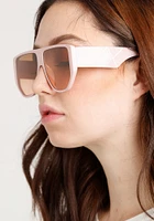 Women's Geometric Arm Sunglasses