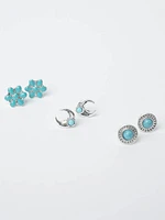 Women's Turquoise Earring Set