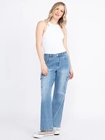 Women's High Rise 90's Loose Cargo Jeans