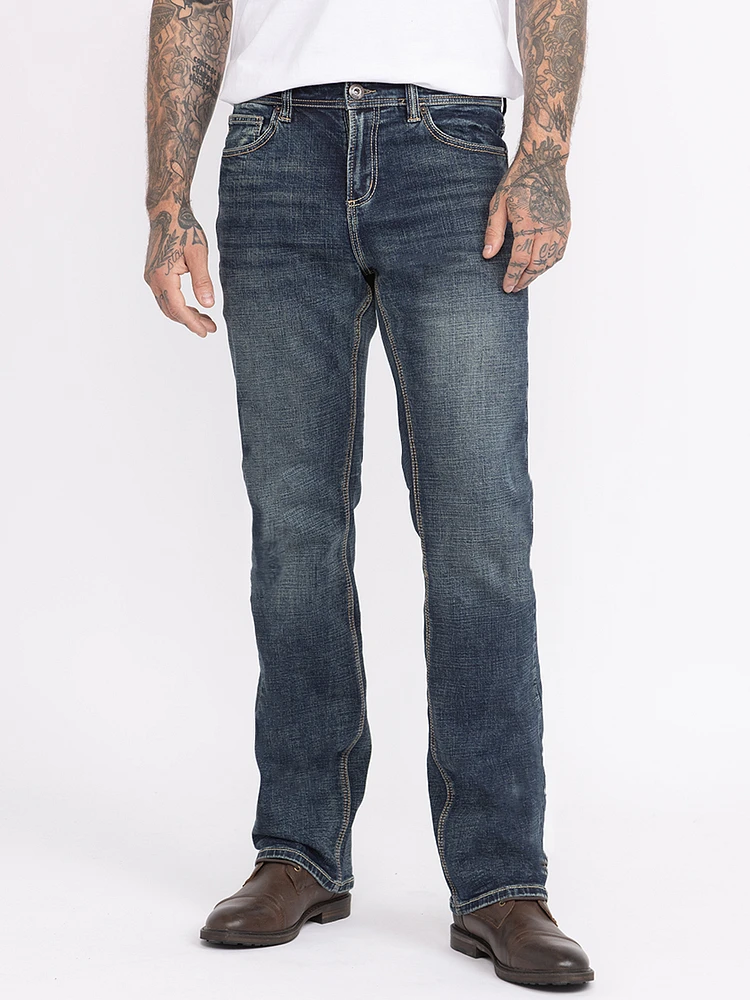 Men's Dark Wash Classic Boot Jeans