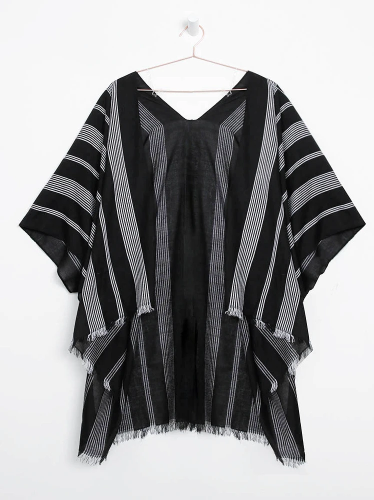 Women's Textured Stripe Wrap