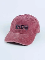 Women's Embroidered Dad Cap