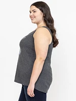 Women's Butterfly Scoop Neck Tank