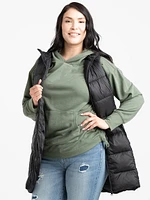 Women's Long Puffer Vest