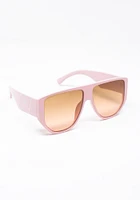 Women's Geometric Arm Sunglasses