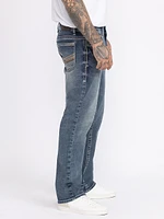 Men's Slim Straight Med Blue Jeans