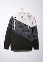 Women's Camo Colour Block Hoodie