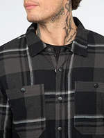 Men's Plaid Flannel Shacket