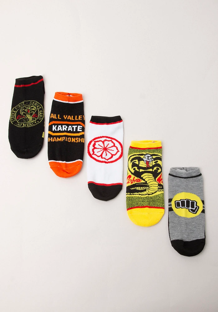 Women’s 5 Pack Cobra Kai Championship Ankle Socks