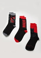 Men's 3 Pack The Batman Socks