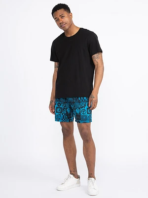 Men's Psychedelic Board Short