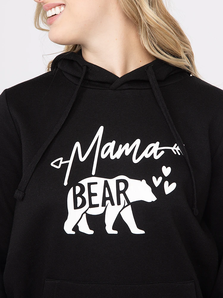 Women's Mama Bear Popover Hoodie