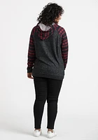 Women's Fairisle Colour Block Hoodie