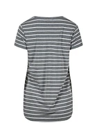 Women's Stripe V-Neck Tee