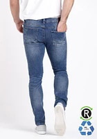 Men's Marbled Wash Skinny Jeans