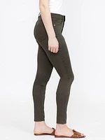 Women's Dark Olive Color Skinny Pants