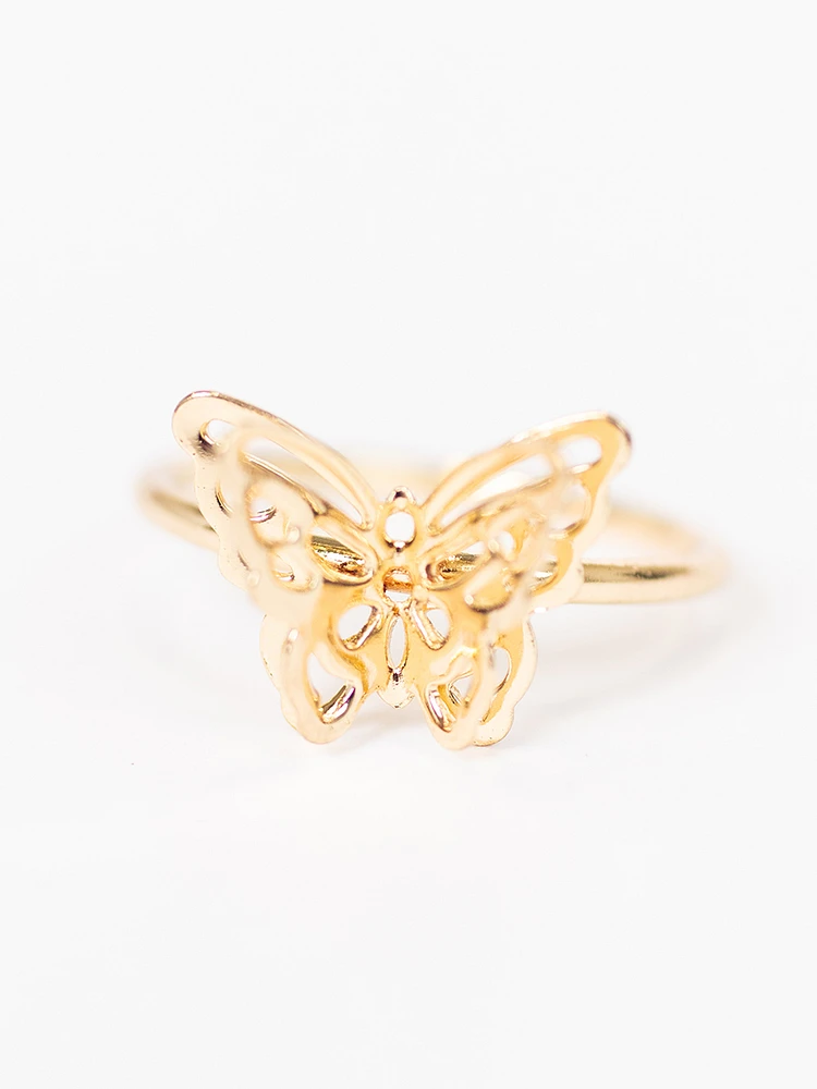 Women's Butterfly Ring Set