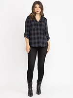 Women's Plaid Blouse