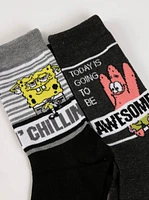 Men's Sponge Bob Crew Socks