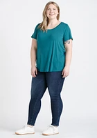 Women's Scoop Neck Drapey Tee