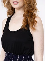 Women's Border Print Tank Dress