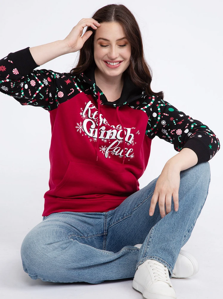 Women's Holiday Baseball Hoodie