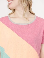 Women's Multi Colour Block Top