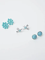 Women's Turquoise Earring Set