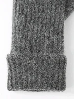 Women's Fuzzy Knit Mitt