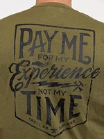 Men's Pay Me for Experience Tee
