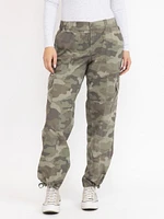 Women's Relaxed Printed Cargo Jogger