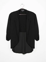 Women's Chiffon Back Blazer