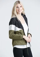 Women's Colour Block Windbreaker