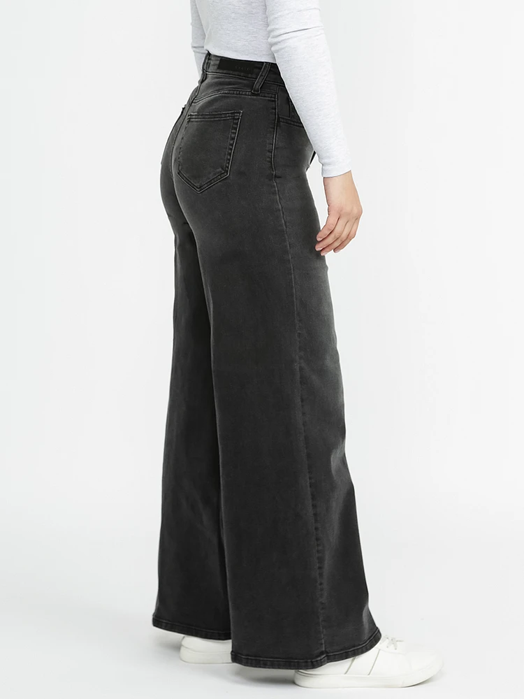 Women's High Rise Wide Leg Jeans