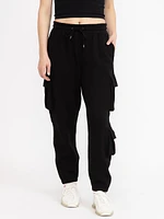 Women's Fleece Cargo Jogger