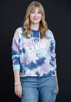 Women's Tie Dye Crop Hoodie