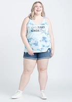 Women's Kinda Care Tie Dye Tank