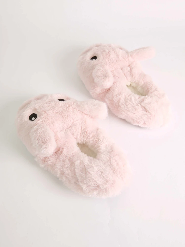 Women's Bunny Puffer Slippers