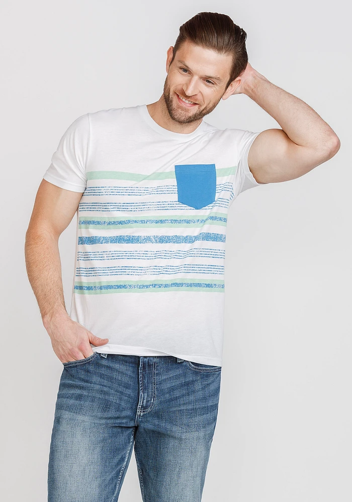 Men's Everyday Striped Pocket Tee